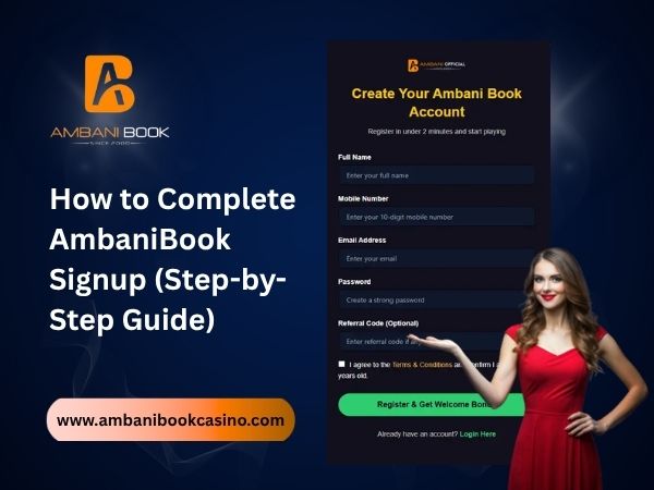 How to Complete AmbaniBook Signup (Step-by-Step Guide)